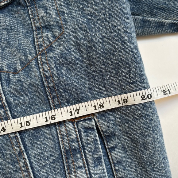 MEN Original Use Blue Denim Jacket with Sherpa Lining - Picture 12 of 15